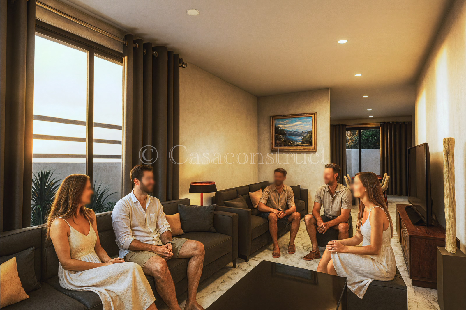 Modern 2-bedroom villa for sale in Chío Tenerife South09 Modern 2-bedroom villa for sale in Chío, Tenerife South with private pool, rooftop terrace, and ocean views. Move-in ready in 2025.