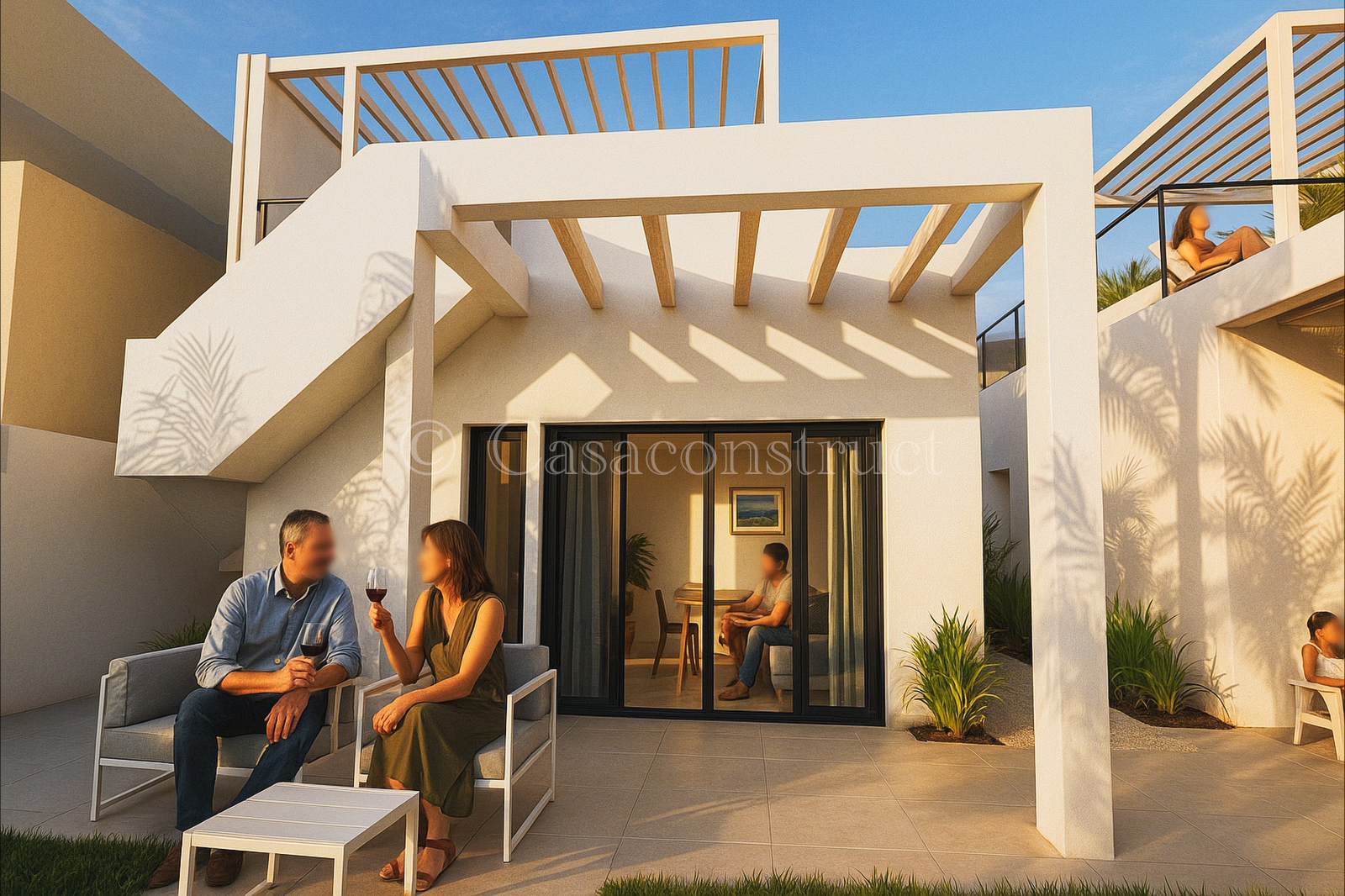 Modern 2-bedroom villa for sale in Chío Tenerife South10 Modern 2-bedroom villa for sale in Chío, Tenerife South with private pool, rooftop terrace, and ocean views. Move-in ready in 2025.