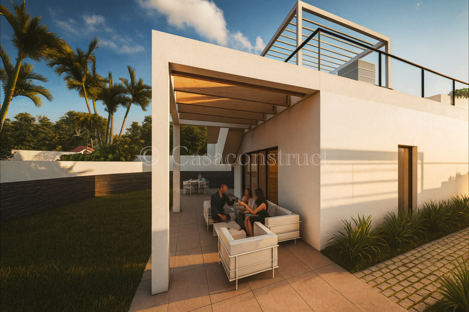 Modern 2-bedroom villa for sale in Chío Tenerife South14 Modern 2-bedroom villa for sale in Chío, Tenerife South with private pool, rooftop terrace, and ocean views. Move-in ready in 2025.