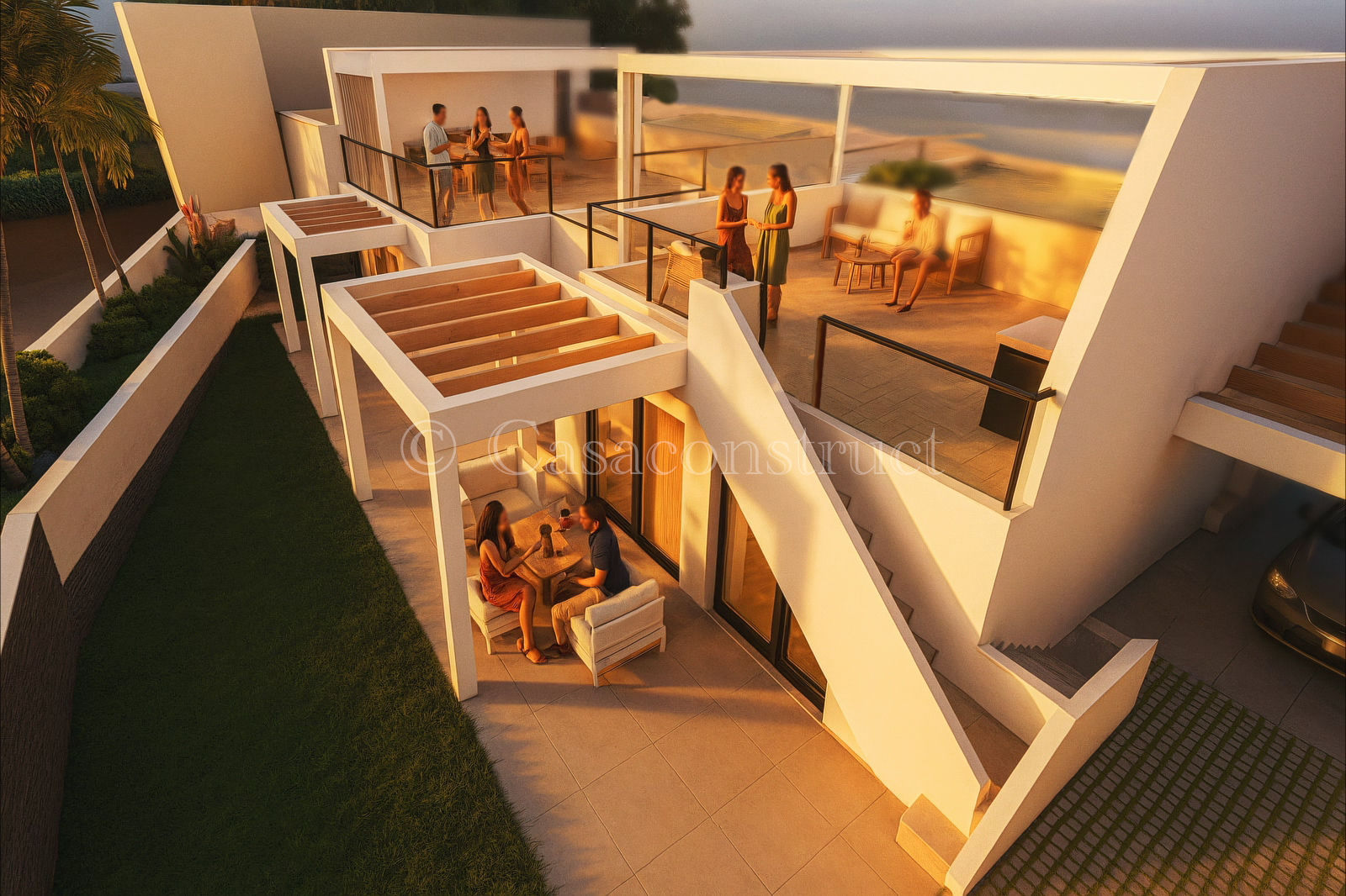 Modern 2-bedroom villa for sale in Chío Tenerife South16 Modern 2-bedroom villa for sale in Chío, Tenerife South with private pool, rooftop terrace, and ocean views. Move-in ready in 2025.